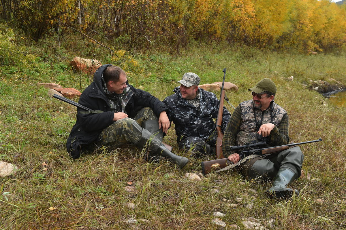 Промысловая охота в тайге Сибири и Якутии